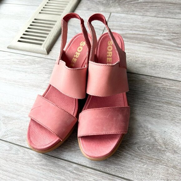 SOREL JOANIE II SLINGBACK WEDGE SANDALS - Picture 3 of 16